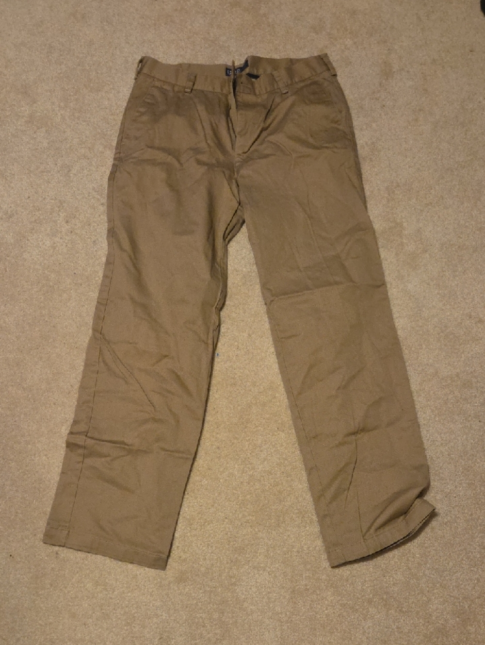 Izod Mens Khaki Chino Pants - Tan
